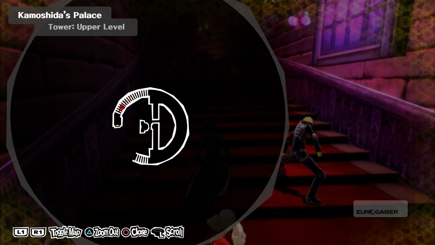 Persona 5 Kamoshida Palace Torn King of Desire, 3F Key for the Gated
